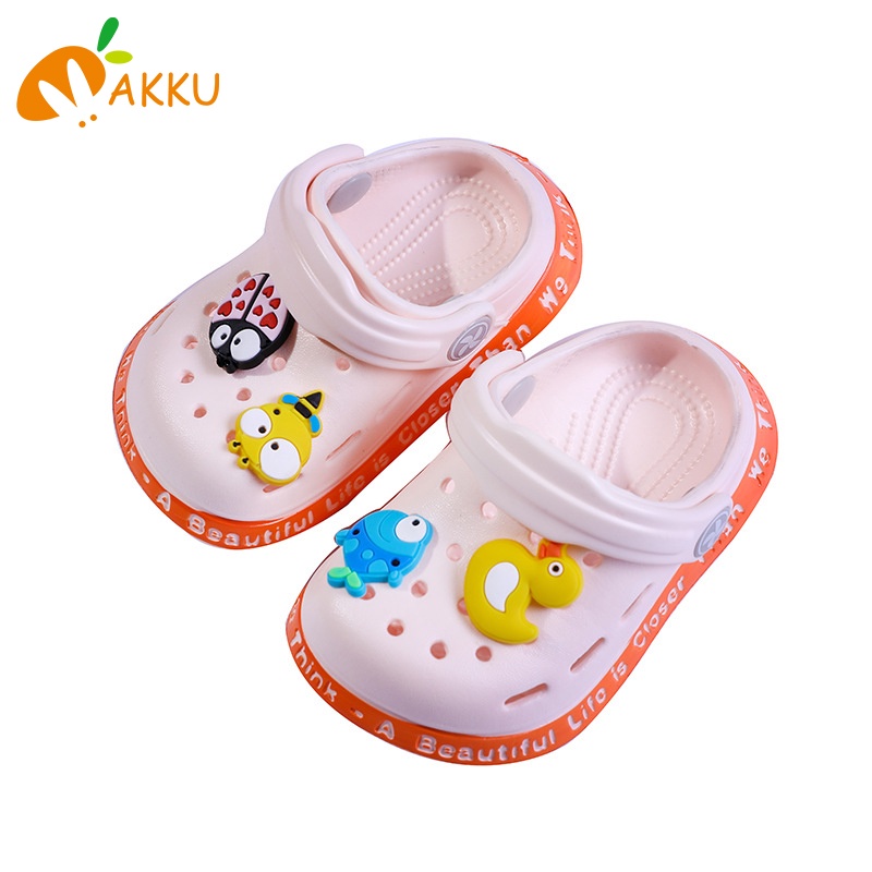 Dép Đi Trong Nhà Đế Mềm Chống Trượt Thiết Kế Đục Lỗ Dành Cho Bé Gái