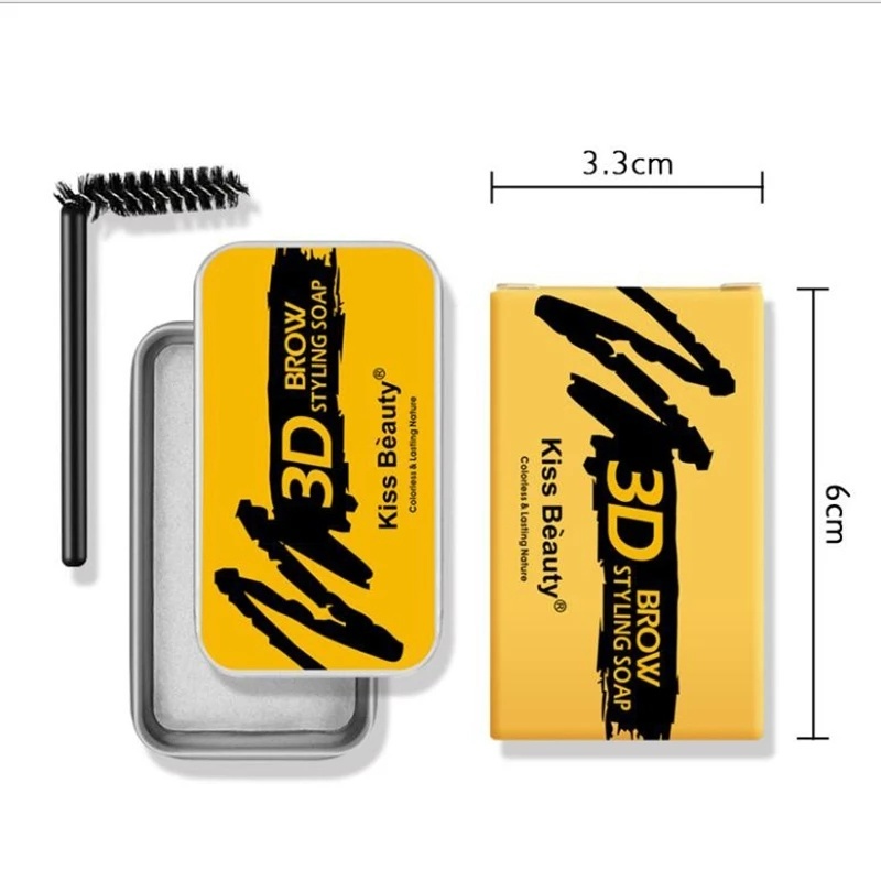 [Hàng mới về] Gel tạo kiểu lông mày 3 chiều KISS BEAUTY chống thấm nước lâu trôi