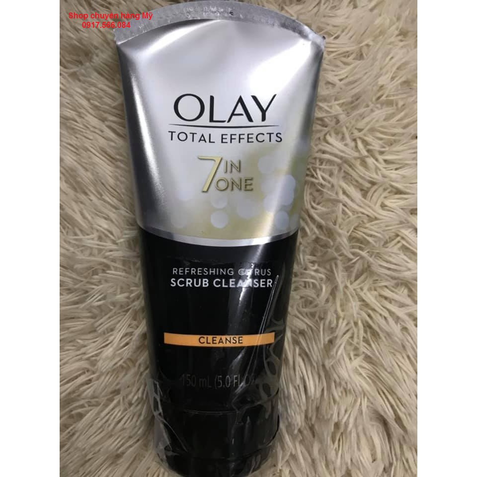 olay total effects 7 in one refreshing citrus scrub cleanser