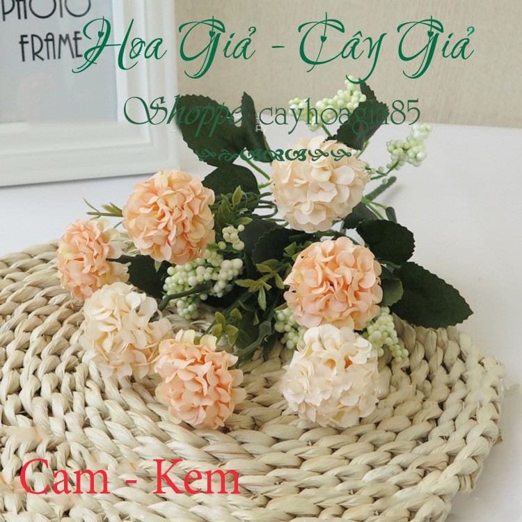 Hoa giả - Hoa cẩm tú cầu Vintage