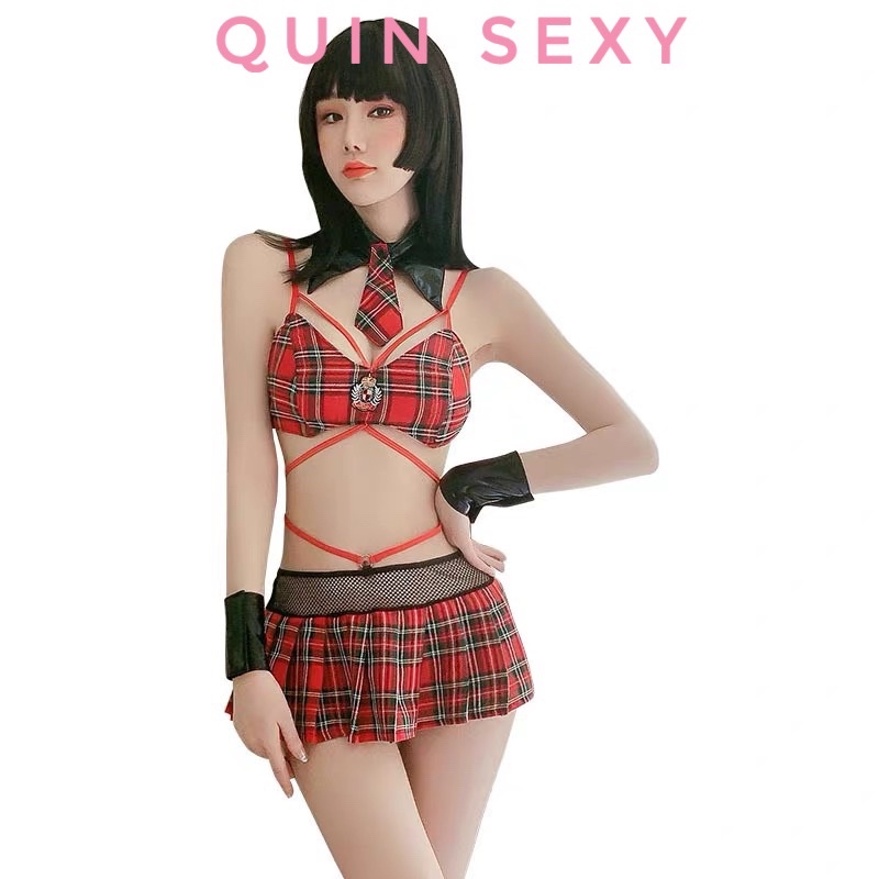Váy ngủ Cosplay học sinh kiểu Anh Mỹ quyến rũ | BigBuy360 - bigbuy360.vn