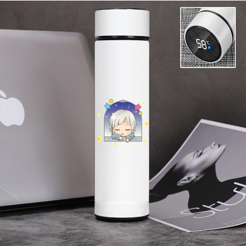 Bình giữ nhiệt đựng nước in hình anime BUNGOU STRAY DOGS tiện lợi xinh xắn anime chibi