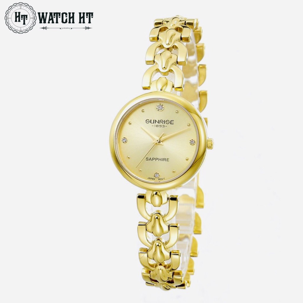 Đồng hồ nữ SUNRISE 9932SA full hộp chính hãng, kính Sapphire chống xước, chống nước tốt