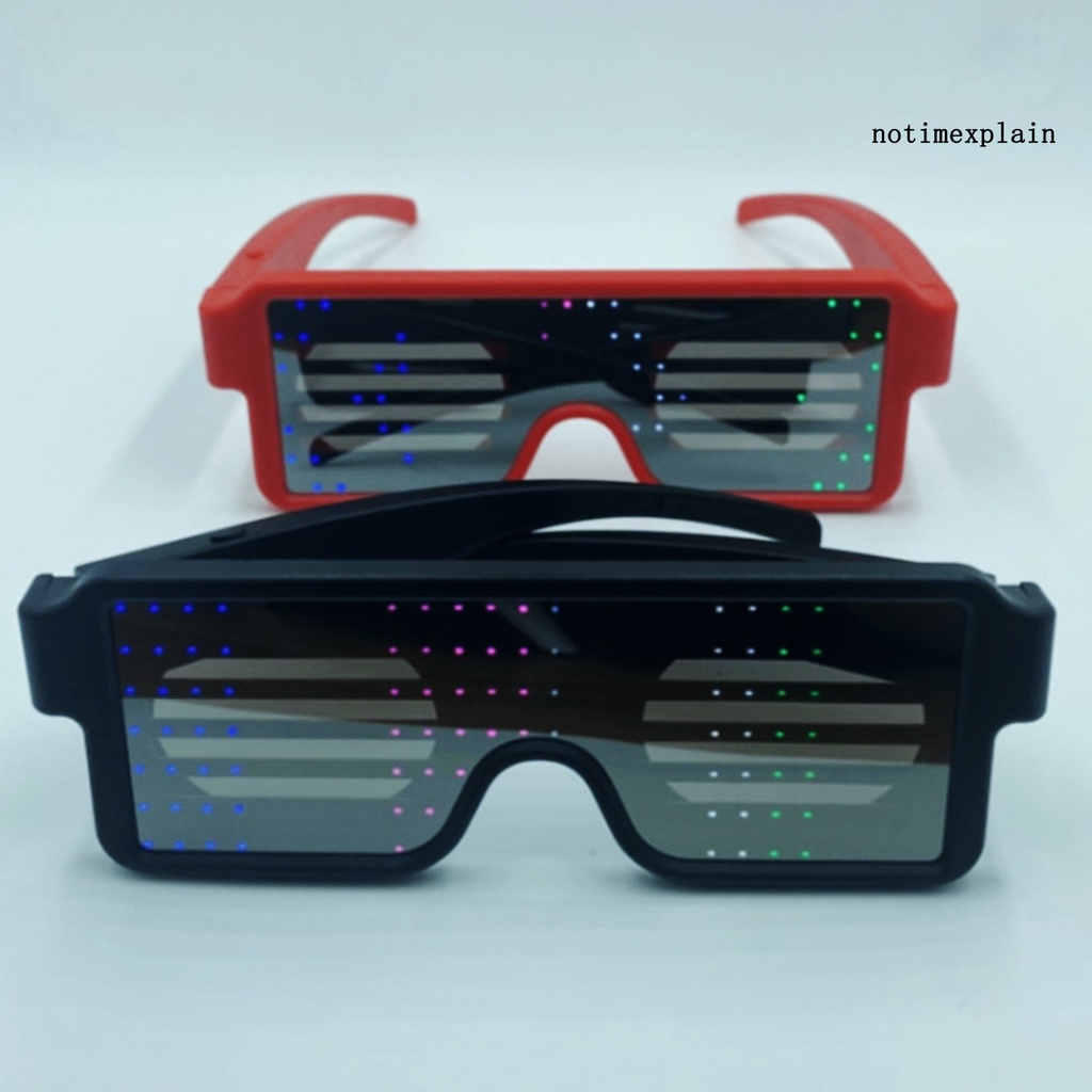 Mắt kính có đèn LED phát sáng độc đáo