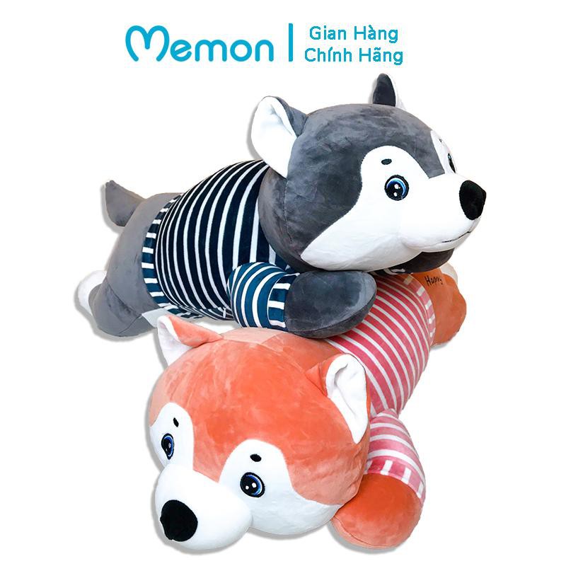 Chó Nhồi Bông Husky Cho Bé Cao Cấp Memon