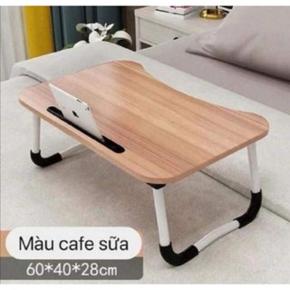 Bàn gấp gọn có khe để ipad hàng xịn - bàn học mini