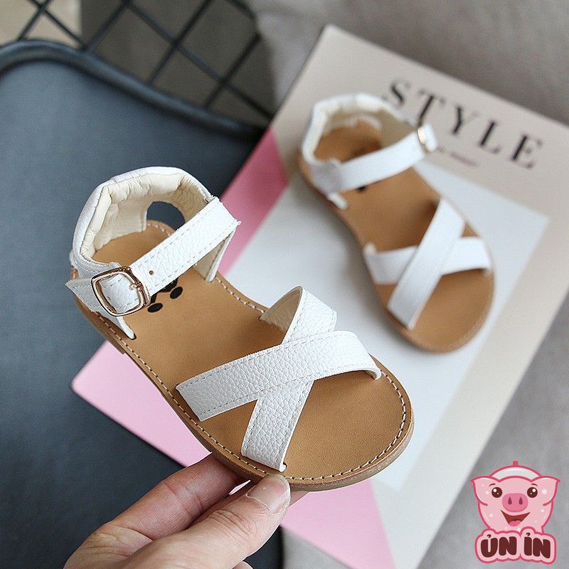 Dép Sandal bé gái ❤️FREESHIP❤️ Sandal quai chéo da mềm hàng chính hãng MG baby phong cách Hàn Quốc cho bé M501