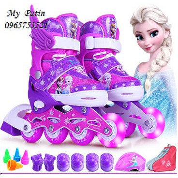 Giày Trượt Patin bé gái Nữ Hoàng Băng Giá Elsa