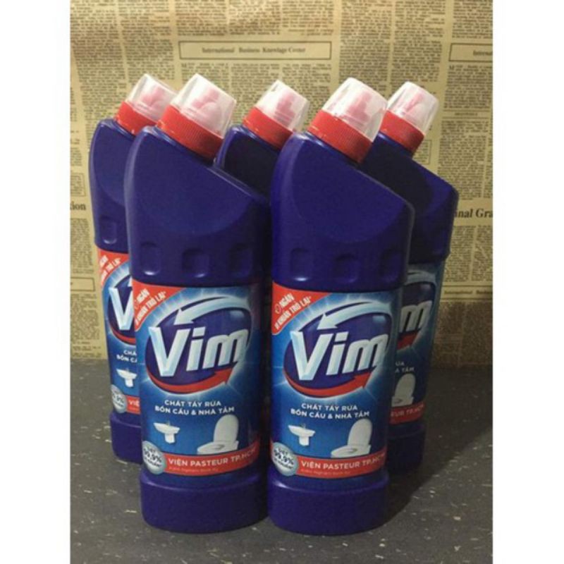 Nước tẩy rửa bồn cầu VIM diệt khuẩn 900ml