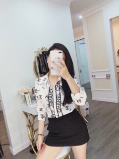 CHÂN VÁY CHỮ A Kèm Quần