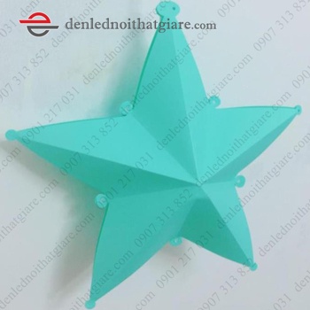 5 Bộ Ngôi Sao Nhựa Xuyên Sáng, bền màu trang trí quán cafe sân vườn, nhà hàng