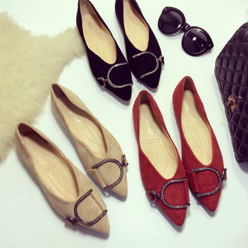 Giày Cao Gót Mũi Nhọn Đính Đá Thời Trang Xuân Hè Hàn Quốc | BigBuy360 - bigbuy360.vn