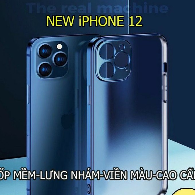 Ốp lưng nhám viền mầu cho Iphone 13 pro max/13/13 pro/ 12 promax / 12 pro / 12 / 12 mini chính hãng Sulada cao cấp