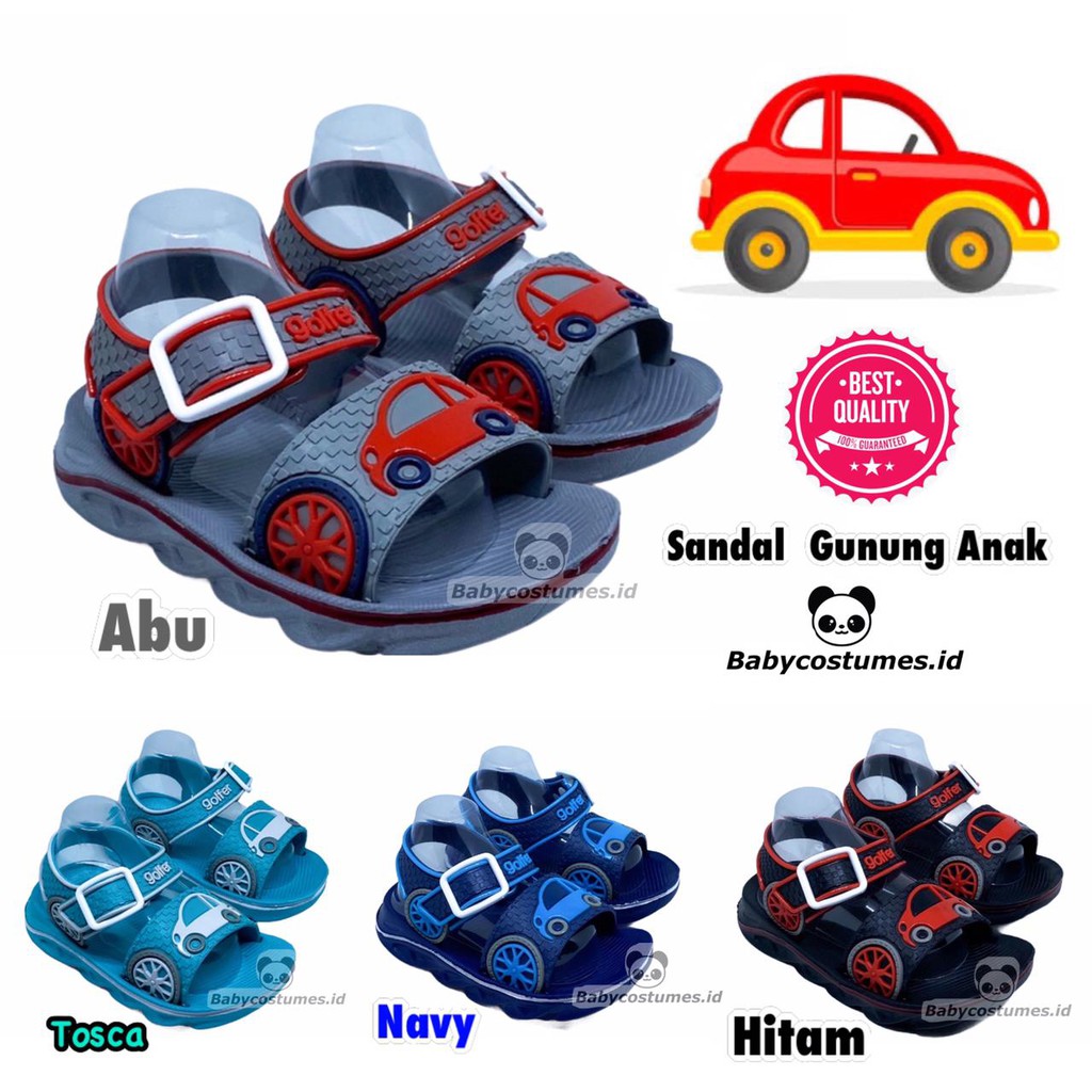 Giày sandal in hình nhân vật hoạt hình cho bé trai từ 1-4 tuổi 9.9