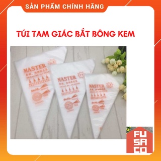 Set 10c túi tam giác bắt bông kem nilon