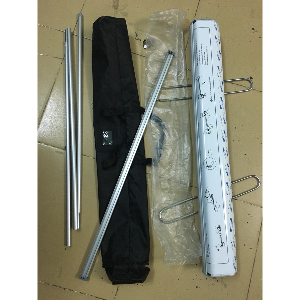 Khung Standee Cuốn Chân inox Cao Cấp 60x160cm Siêu Bền