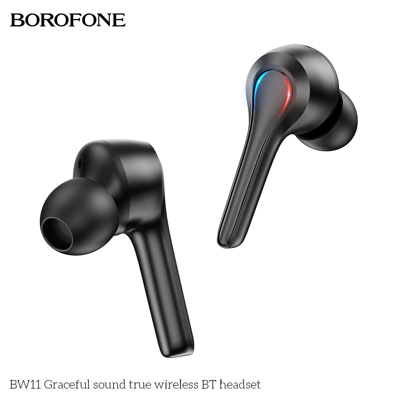 Tai nghe không dây bluetooth TWS Borofone BW11 nghe nhạc liên tục 4h, cảm ứng chạm, hỗ trợ đàm thoại