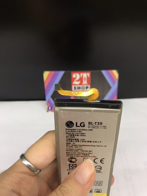 PIN LG G7 CHÍNH HÃNG, MÃ PIN BL-T39, DUNG LƯỢNG 3000MAH