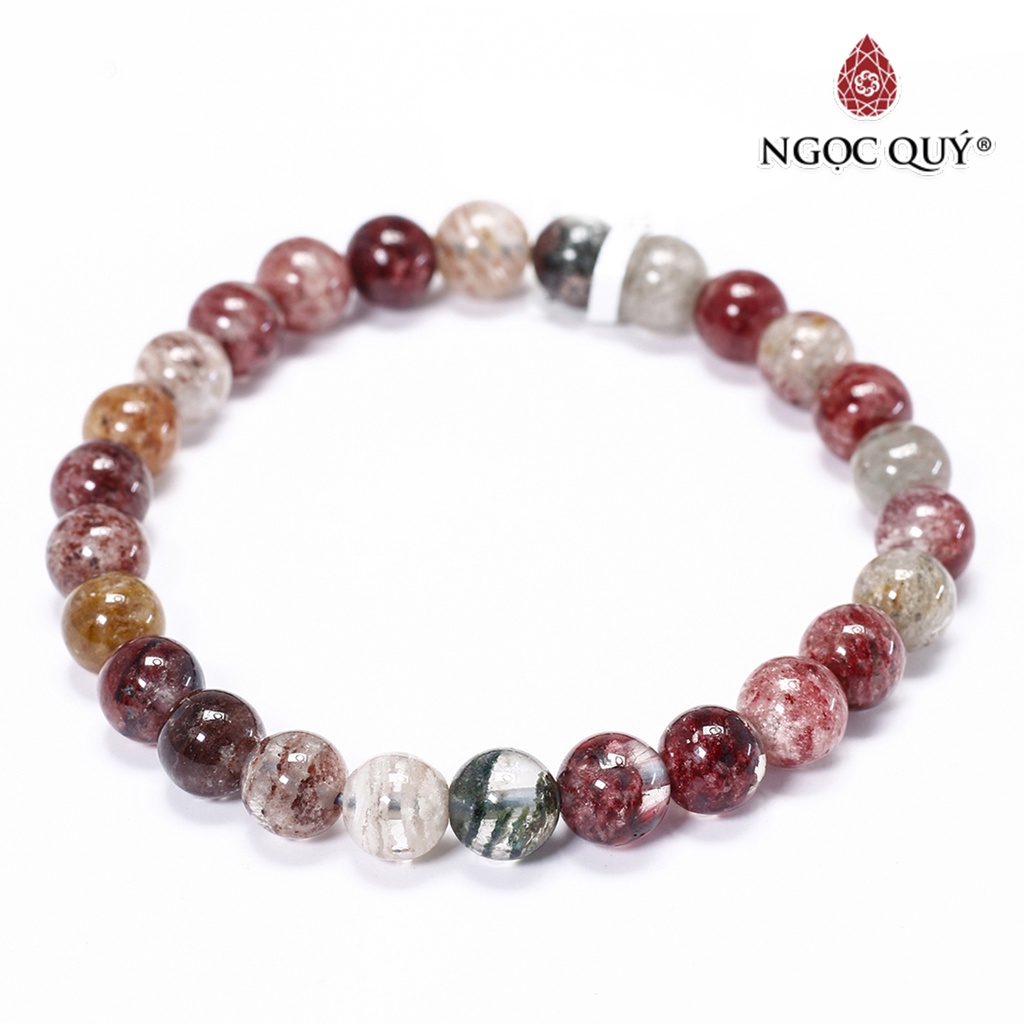 Vòng tay trơn TA ưu linh đa sắc - Ngọc Quý