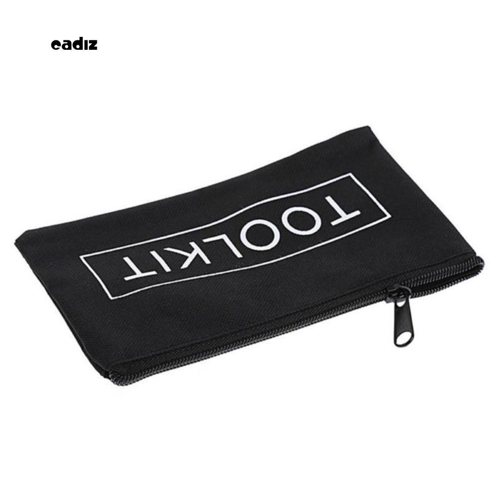 Túi Vải Oxford Đựng Dụng Cụ Sửa Chữa Chống Thấm Nước Có Khóa Kéo Tiện Dụng