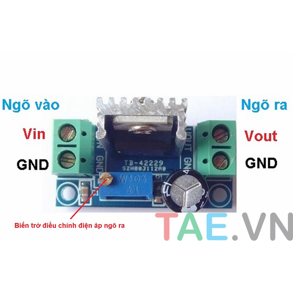 Mạch Nguồn Điều Chỉnh 1.2-37V DC-DC LM317 - B3H16
