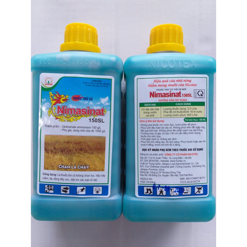 Thuốc trừ cỏ cháy Nimasinat 150SL - 450ml