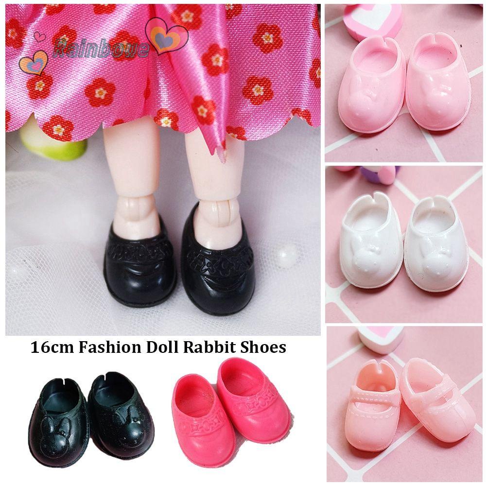 Set 4 Đôi Dép Thời Trang Đa Năng Màu Cầu Vồng Cho Búp Bê 10 Kiểu 1/8