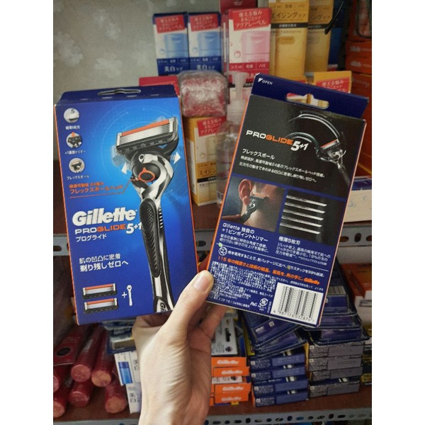 Dao cạo râu 5 lưỡi Gillette Fusion Nhật Bản và dao cạo râu Gillette Skinguard dành cho da nhạy cảm