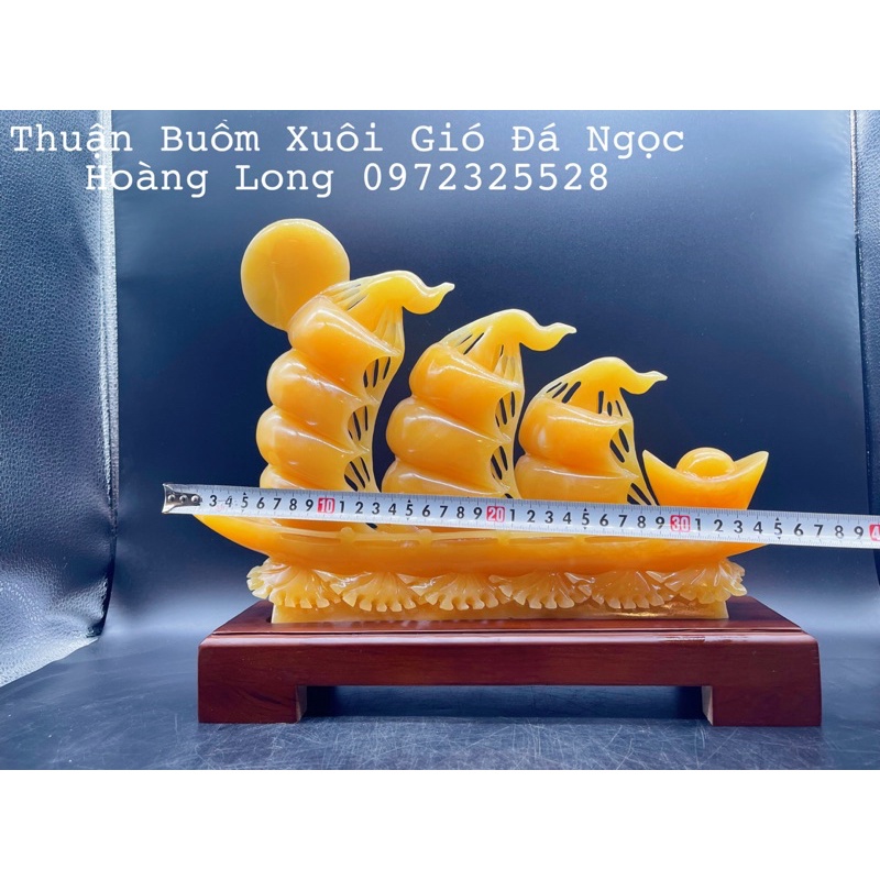 Tượng Thuận Buồm Xuôi Gió Đá Ngọc Phong Thuỷ