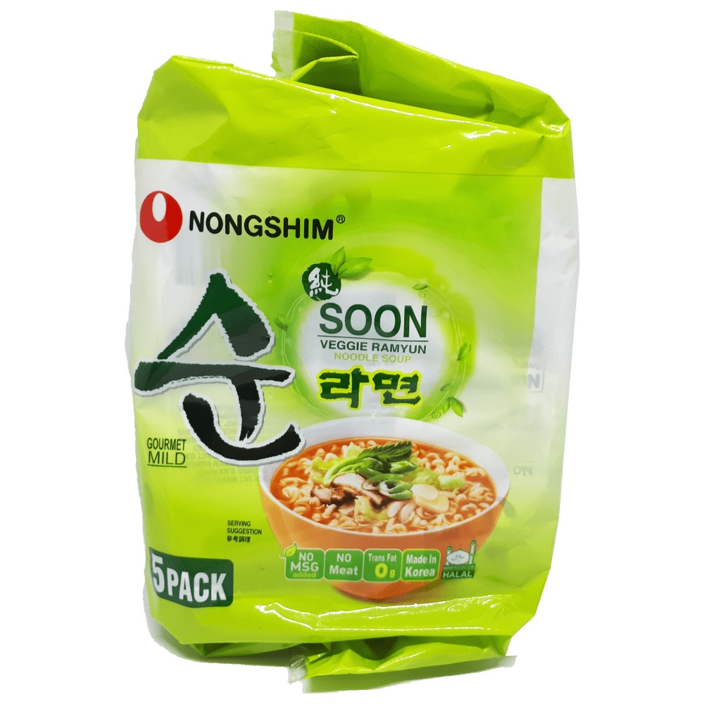 Mì Chay Soon Veggie Ramyun Nongshim 112g Hàn Quốc