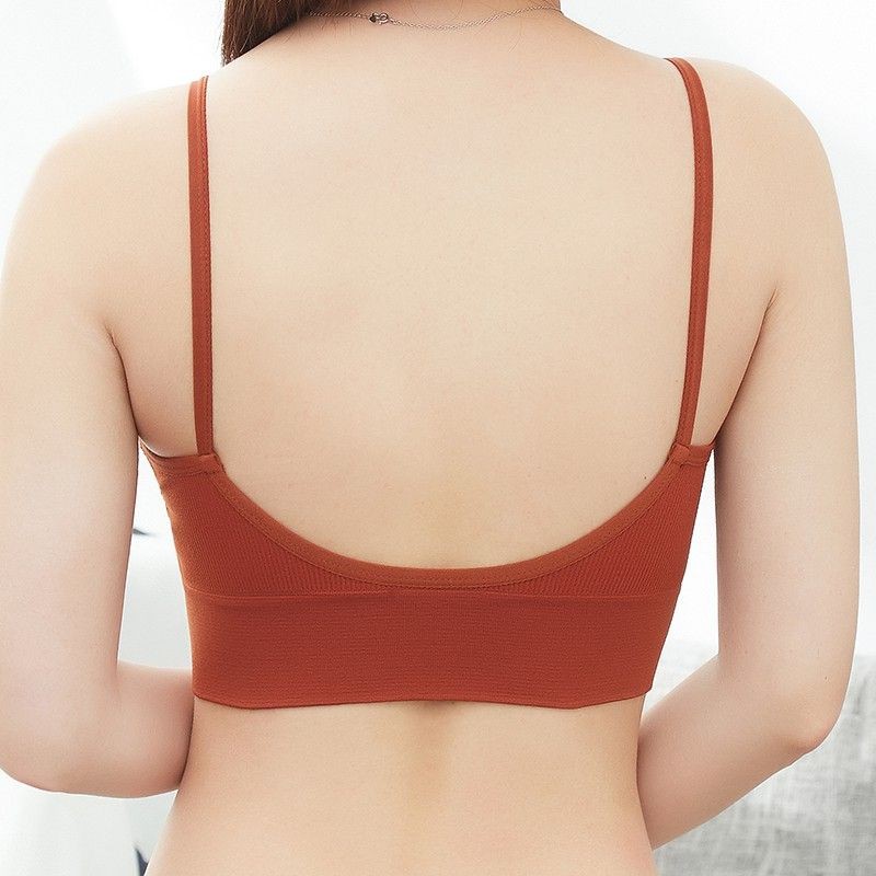 Áo bra cotton tăm 2 dây lưng dáng U có đệm ngực nhiều màu đẹp 367 | BigBuy360 - bigbuy360.vn