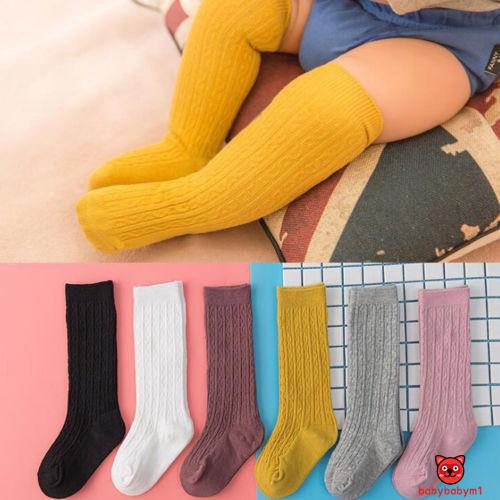 Vớ Cotton Cổ Cao Xinh Xắn Dành Cho Bé Gái Từ 0-3 Tuổi