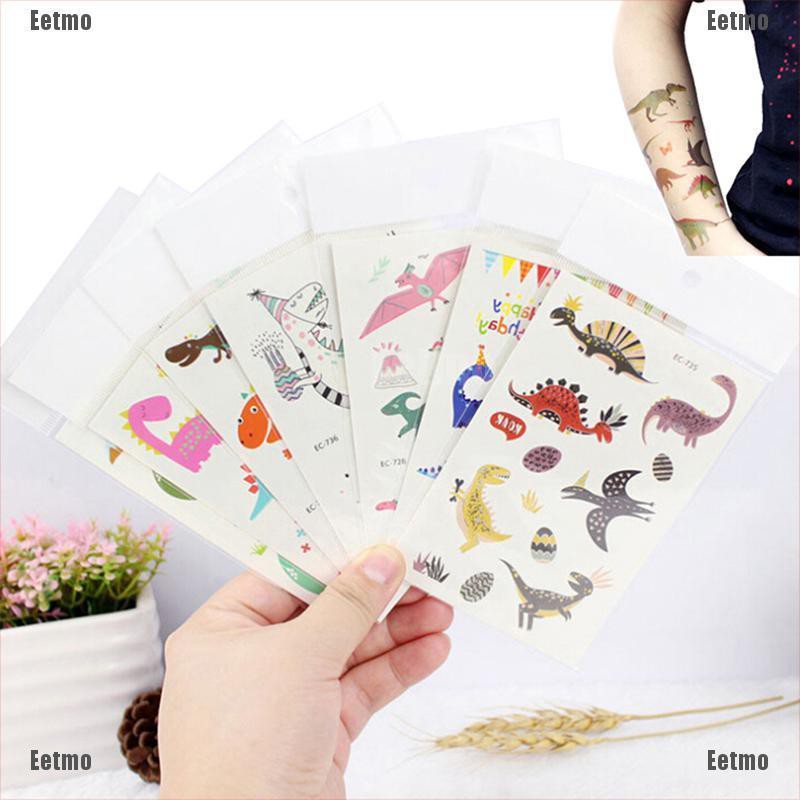 Set 2 Hình Xăm Dán Động Vật Dễ Thương