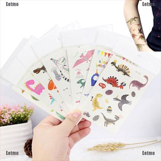 Set 2 Hình Xăm Dán Động Vật Dễ Thương