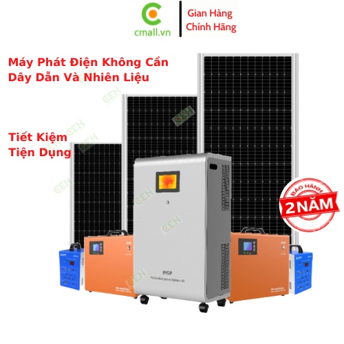 Máy phát điện năng lượng mặt trời PYGP công suất từ 300 Wh đến 20000 Wh