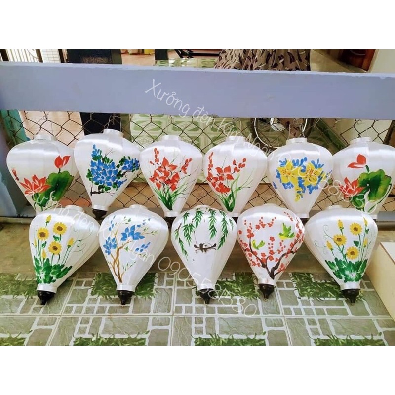 Đèn lồng  vẽ Hội An