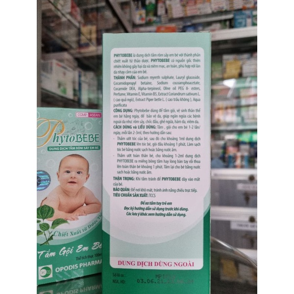 Tắm Gội Em Bé Phyto BeBe