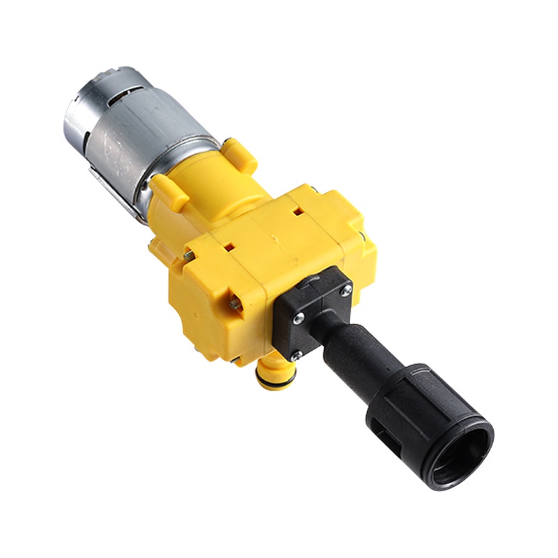 Mô tơ bơm nước máy rửa xe dùng pin loại đầu gài động cơ 755 có chổi than, công suất 150W bơm piston đẩy - BH 3 tháng