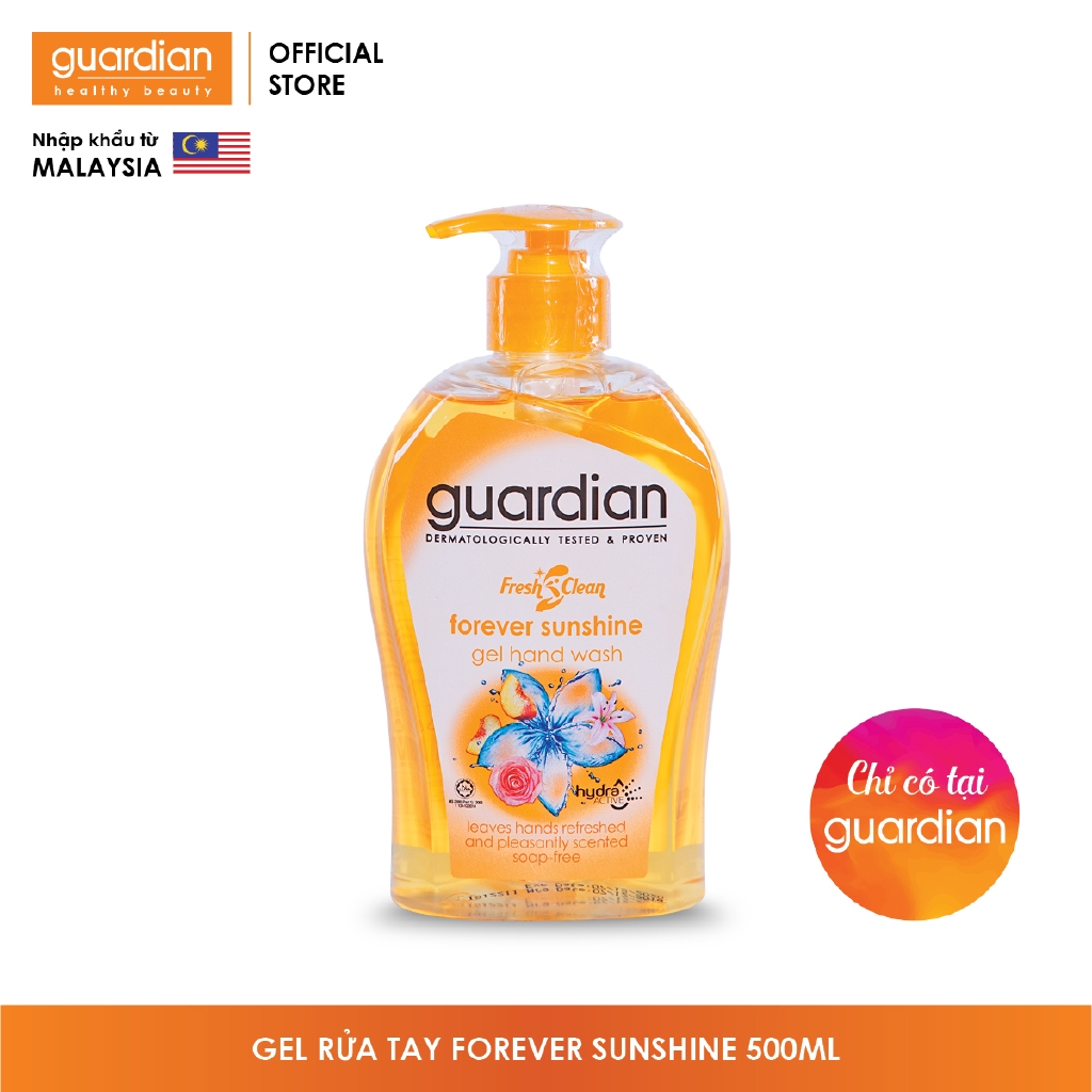Gel rửa tay Guardian Fresh Clean Forever Sunshine 500ml | BigBuy360 - bigbuy360.vn