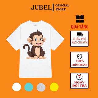 Áo thun Unisex con khỉ con cười Vui vẻ