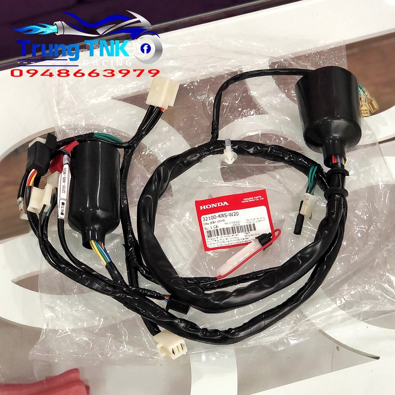 Dây điện sườn wave alpha chính hãng