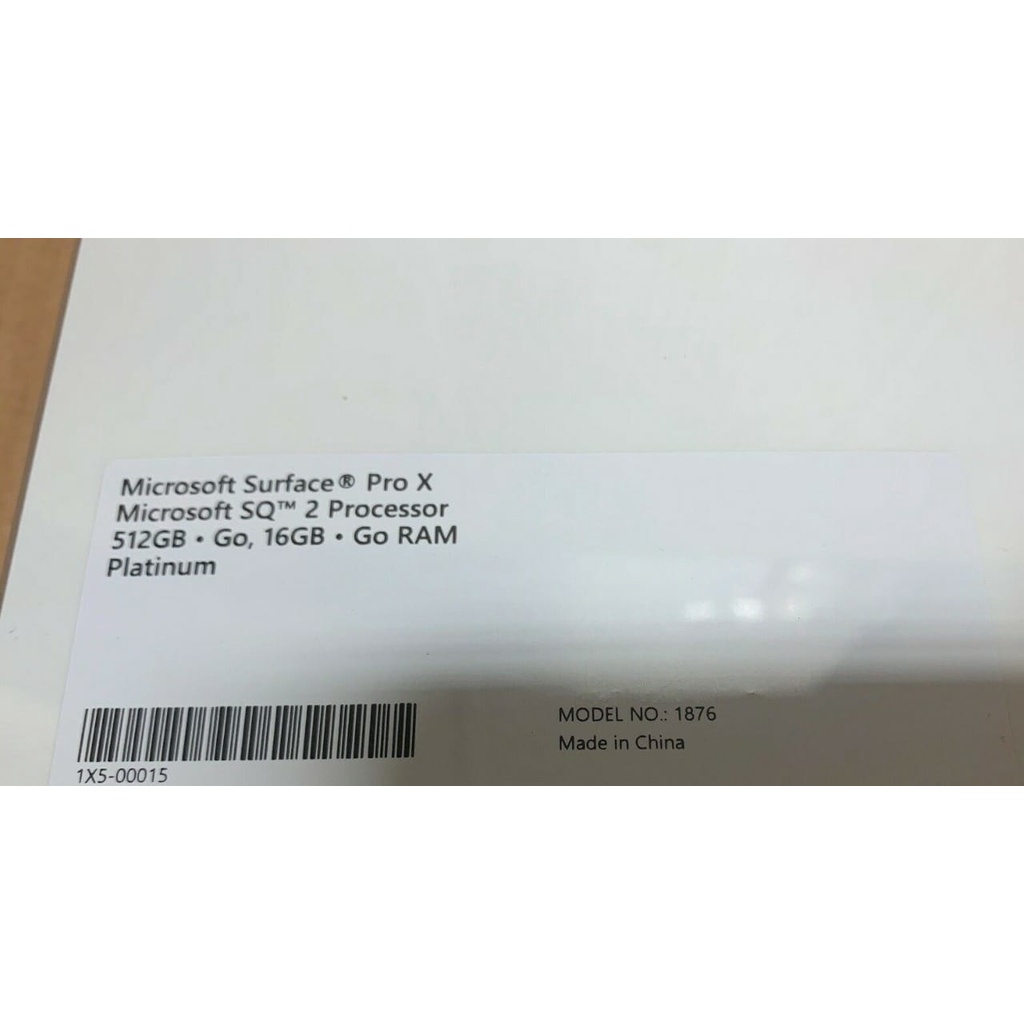 Brand New Microsoft Surface Pro X SQ2 - 16GB Go RAM 512GB SSD Platinum | BigBuy360 - bigbuy360.vn