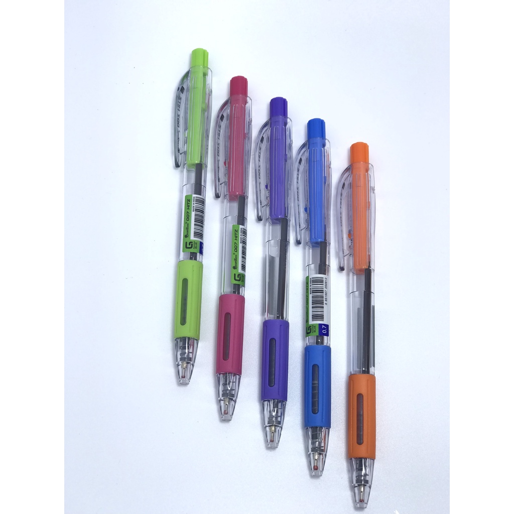 Bút viết bi QTM 0.7mm HITZ Mực Xanh/đỏ/đen