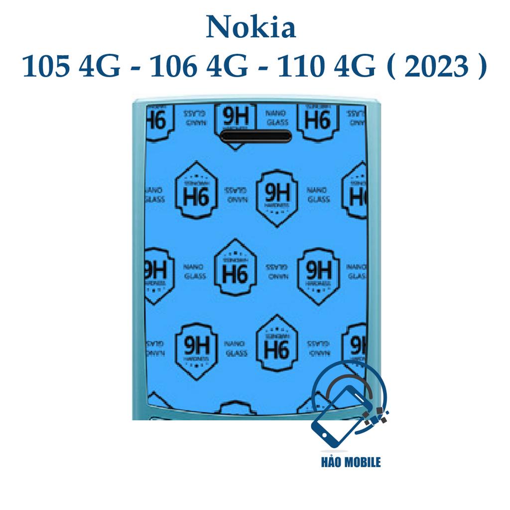 Kính cường lực 9H cho Nokia 105, 105 4G,  106, 106 4G, 110, 110 4G  full màn