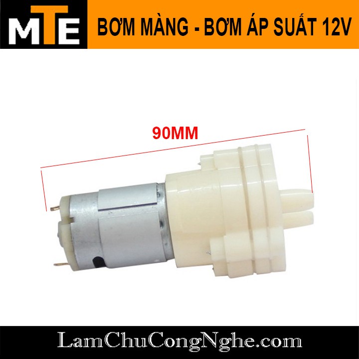 Bơm màng - Bơm nước tự mồi 12V Sử dụng động cơ 365