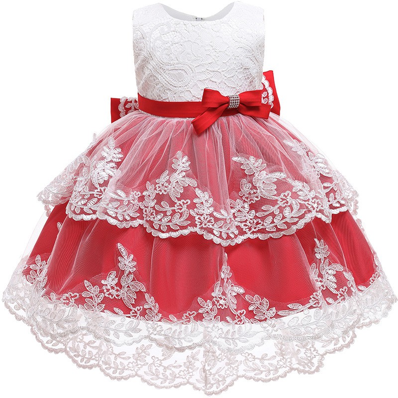 kids clothing baby girl party dress girls dress floral princess party birthday kid girls dresses children girl party wear western dress