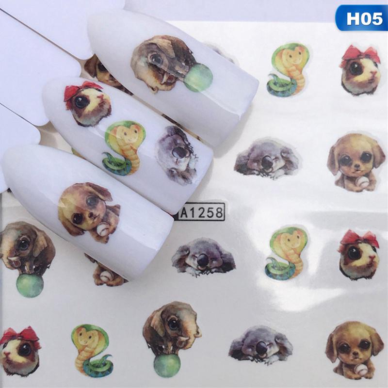 1 Tờ 1 Tấm Sticker Dán Móng Nghệ Thuật