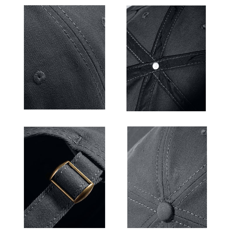 Mũ Lưỡi Trai Thể Thao Vải Cotton Vành Ngắn Kiểu Vintage Cá Tính Cho Nam Và Nữ