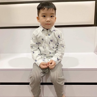 Áo sơ mi mickey zara bé trai