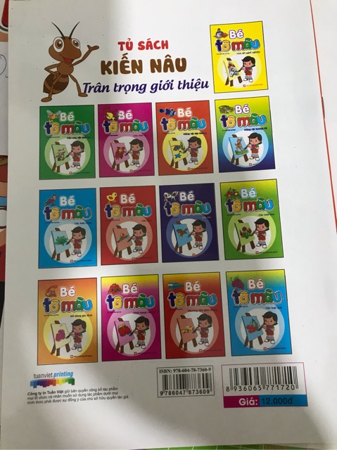 Combo 10 Quyển Tô Màu Cho Bé
